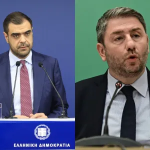 Ο Παύλος Μαρινάκης και ο Νίκος Ανδρουλάκης