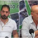 Αριστερά: Ο πρόεδρος του Συντονιστικού των Κτηνοτροφικών Συλλόγων Κρήτης, Λευτέρης Τριανταφυλλάκης. Δεξιά: Ο πρόεδρος του Συνδέσμου Ελληνικής Κτηνοτροφίας, Δημήτρης Μόσχος