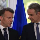 ο Κυριάκος Μητσοτάκης και ο Εμανουέλ Μακρόν