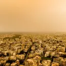 Απόκοσμο τοπίο η Κρήτη από την αφρικανική σκόνη