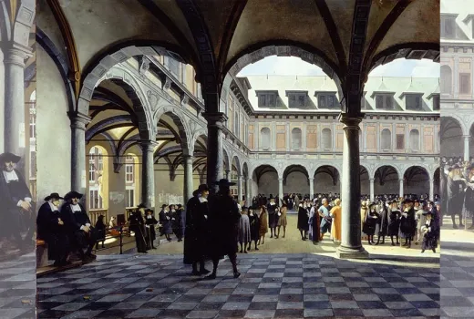 xrimatistirio amsterdam 1670