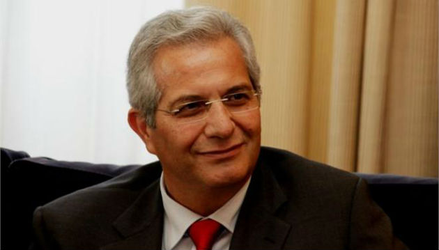 Ο Αντρος Κυπριανού με τους πολιτικούς αρχηγούς