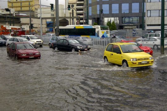 Με τη χθεσινή πλημμύρα όρη και βουνά επήρα