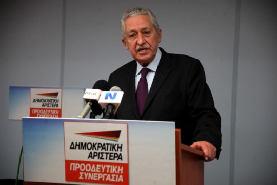 Ειδική συνεδρίαση της Βουλής για το θέμα τους χρέους ζήτησε ο Φ. Κουβέλης
