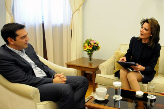 Συνάντηση Αλέξη Τσίπρα – Γιάννας Αγγελοπούλου