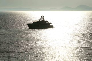 Κρουαζιερόπλοια στην Υδρα
