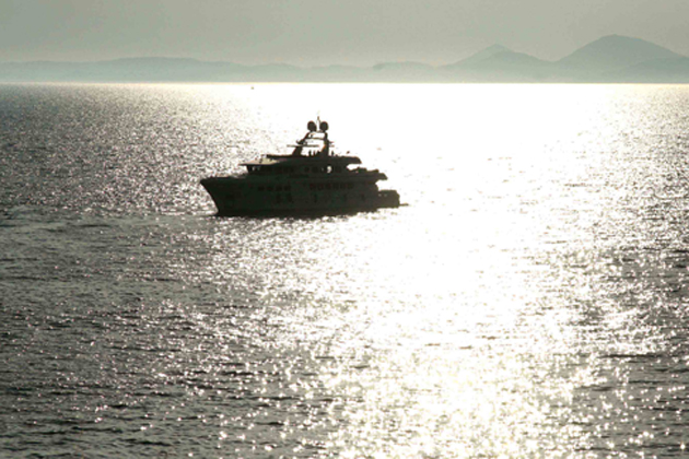 Κρουαζιερόπλοια στην Υδρα