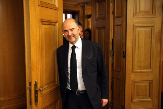 «Τα βρήκαν», όπως αναμενόταν, Βρούτσης και Μοσκοβισί