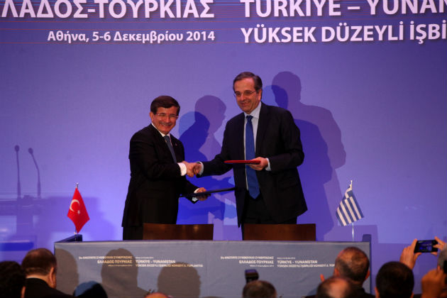 Σαμαράς – Νταβούτογλου συμφώνησαν ότι διαφωνούν