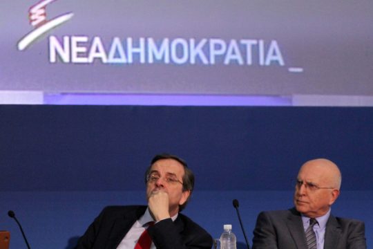 Ο αντιπρόεδρος της ΝΔ Σταύρος Δήμας, υποψήφιος ΠτΔ