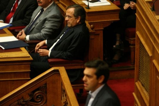 Πρώτη προεκλογική κόντρα Ν.Δ. – ΣΥΡΙΖΑ για το χρέος