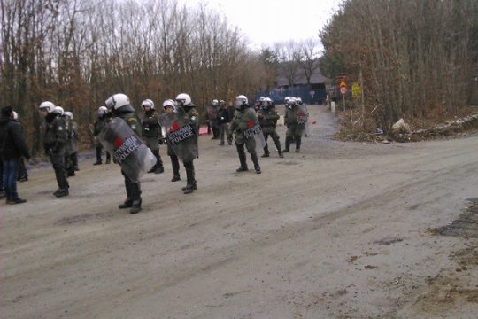 Αποχαιρετισμός Σαμαρά με ξύλο στις Σκουριές