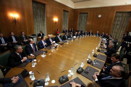 Αντ. Σαμαράς: «Χρέος μας η διατήρηση της σταθερότητας»
