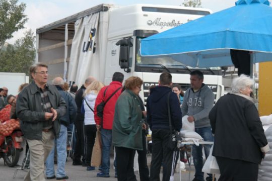 «Κυριακή χωρίς μεσάζοντες» στον Κορυδαλλό