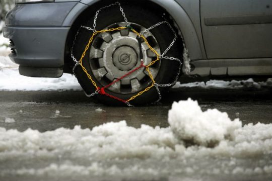Πού απαιτείται χρήση αντιολισθητικών αλυσίδων