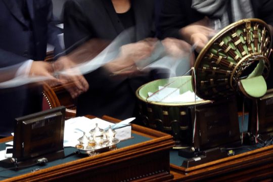 Άκαρπη η πρώτη ψηφοφορία για την εκλογή προέδρου στην Ιταλία