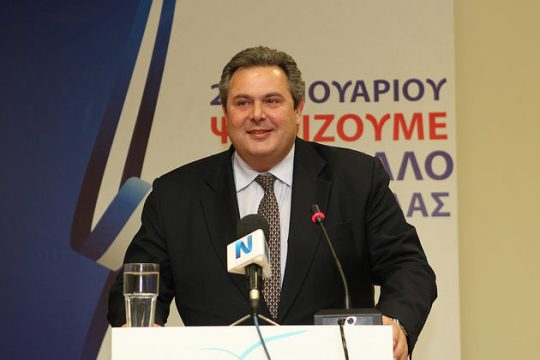 Π. Καμμένος: «Στόχος η κυβέρνηση εθνικής ενότητας»