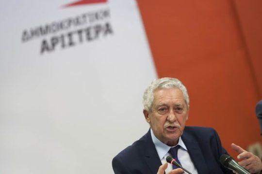 Κουβέλης: Κινδυνολογεί απαράδεκτα η Νέα Δημοκρατία