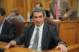 Προεκλογική του τέχνη κόσκινο