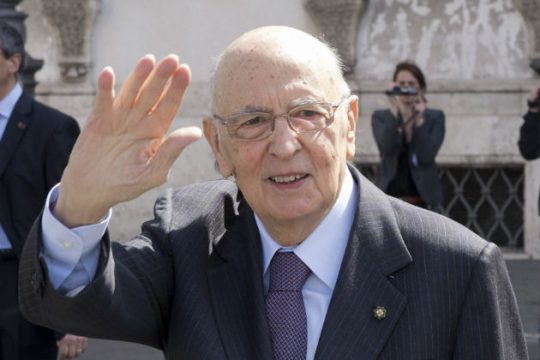 Ο Τζόρτζιο Ναπολιτάνο υπέγραψε την παραίτησή του