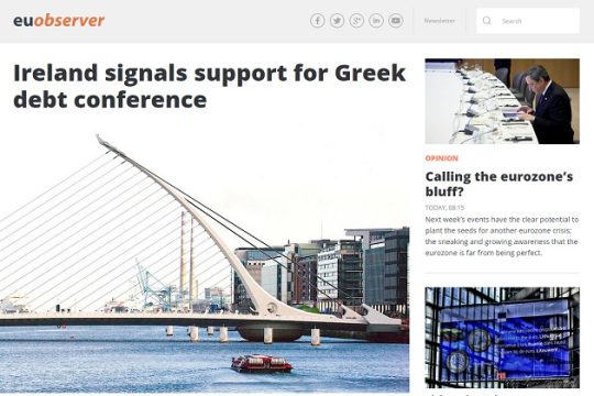 Η Ιρλανδία λέει «ναι» σε διάσκεψη για το χρέος