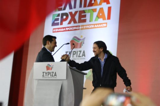 «Η ελπίδα έρχεται, ο φόβος πάει. ΣΥΡΙΖΑ, Podemos: θα νικήσουμε»