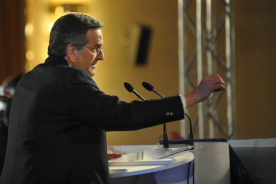 Στη στρατηγική κινδυνολογίας επιμένει ο Αντ. Σαμαράς