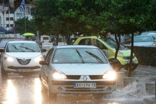 Προβλήματα στην Θεσσαλονίκη από βροχόπτωση