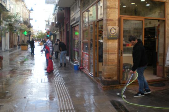 Προβλήματα από την κακοκαιρία στη Χίο