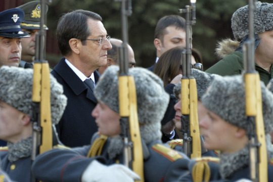 Επίσκεψη Αναστασιάδη στο μουσείο Ερμιτάζ