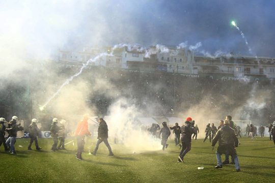 Ένταση πριν από την έναρξη του ντέρμπι [ photos ]