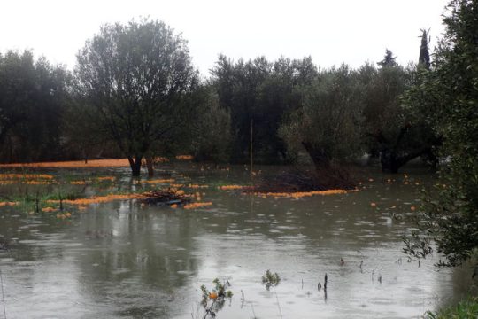 Στην Ηπειρο ακόμα βρέχει