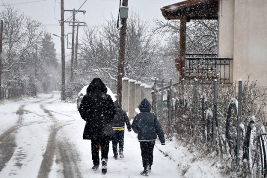 Πολικές θερμοκρασίες και κλειστά σχολεία στη Μακεδονία
