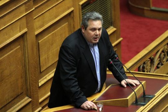 Καμμένος: «Μνημόνιο και τρόικα έχουν τελειώσει οριστικά»