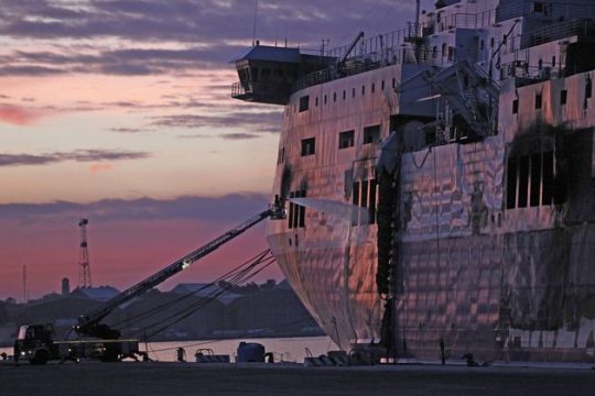Απανθρακωμένο πτώμα στο εσωτερικό του «Norman Atlantic»