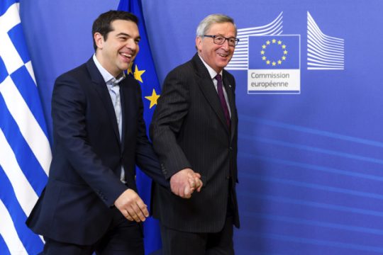 Γιούνκερ + Τσίπρας = Love!