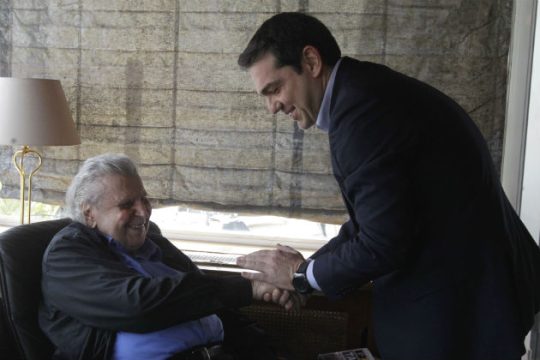 Ο πρώτος διάλογος μεταξύ Αλ. Τσίπρα – Μίκη Θεοδωράκη