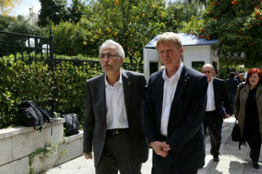 Συνάντηση Τσίπρα – Γερμανού προέδρου Συνομοσπονδίας Εργατικών Συνδικάτων της Γερμανίας