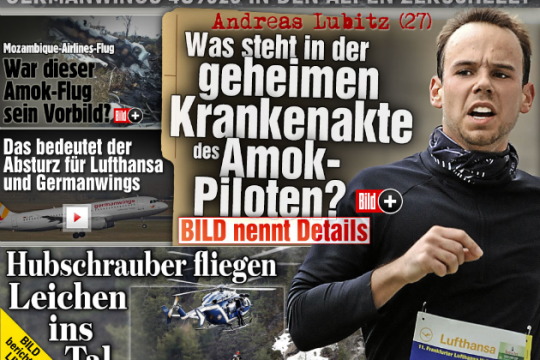 Bild: Έπασχε από κατάθλιψη ο συγκυβερνήτης