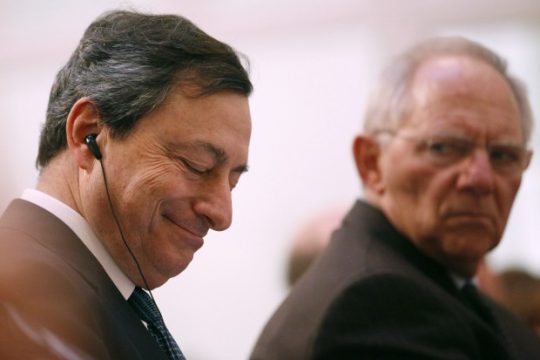 Φιλικά πυρά Σόιμπλε – Ντράγκι