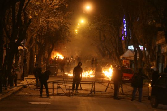 Ένταση στα Εξάρχεια