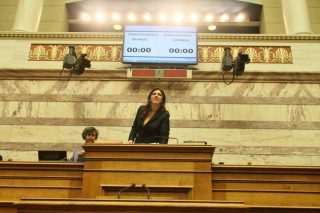 Η πρόεδρος της Βουλής και η εθνική ομοθυμία