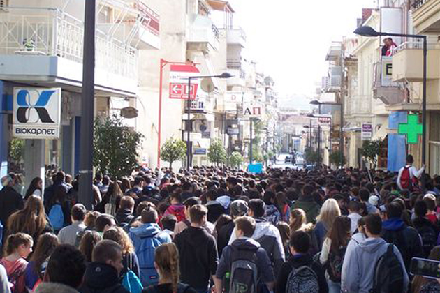 Δυόμισι χιλιάδες μαθητές στον δρόμο