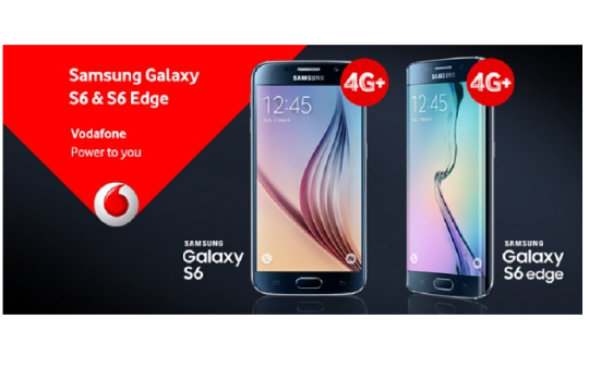 Τα 4G+ Smartphones,Samsung Galaxy S6 & Galaxy S6 edge  στα καταστήματα Vodafone