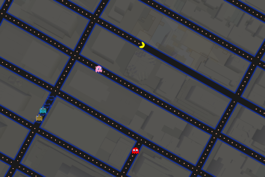Παίξτε Pac Man στους δρόμους τoυ πλανήτη!