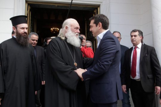 Ευχαριστήρια επιστολή Τσίπρα στον αρχιεπίσκοπο Ιερώνυμο