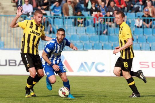 Δίκαια στην κορυφή ο Ηρακλής, 2-1 την ΑΕΚ