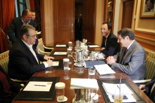 Οι επαφές Αναστασιάδη στην Αθήνα