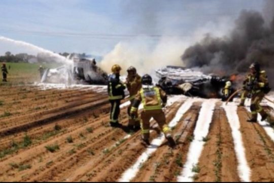 Συντριβή αεροσκάφους στην Ισπανία