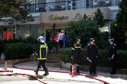 Πυρκαγιά σε ξενοδοχείο στη Γλυφάδα
